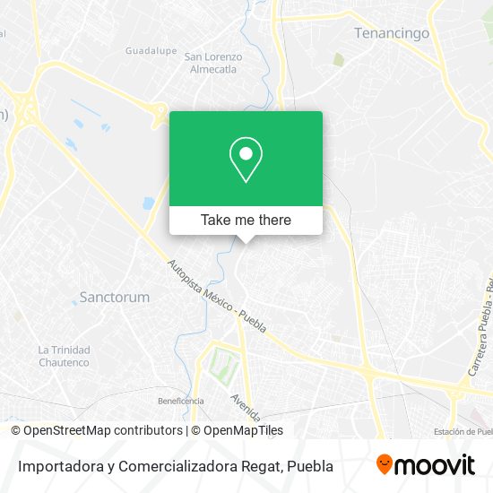 Importadora y Comercializadora Regat map
