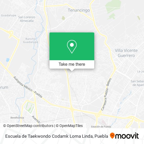 Escuela de Taekwondo Codamk Loma Linda map