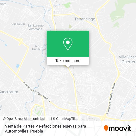 Venta de Partes y Refacciones Nuevas para Automoviles map