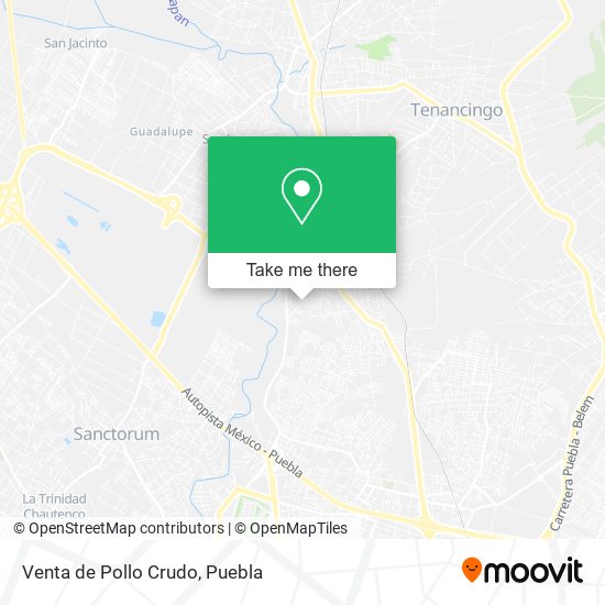 Mapa de Venta de Pollo Crudo