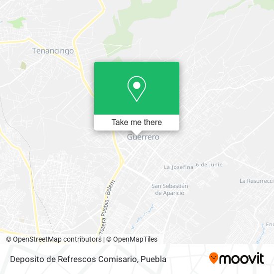 Deposito de Refrescos Comisario map