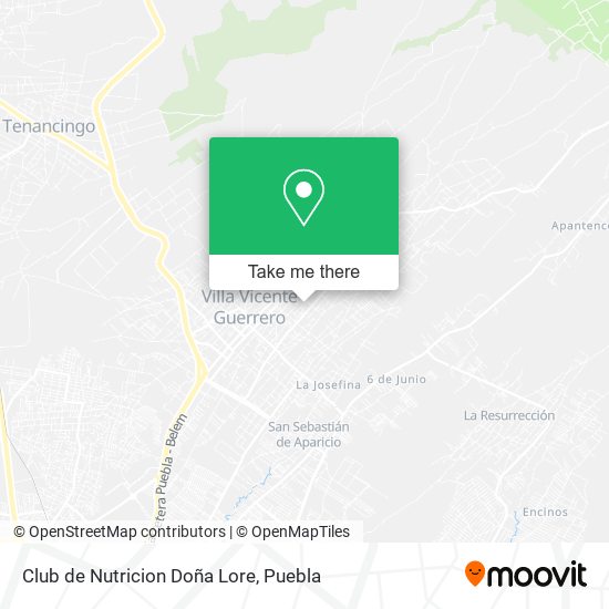 Club de Nutricion Doña Lore map