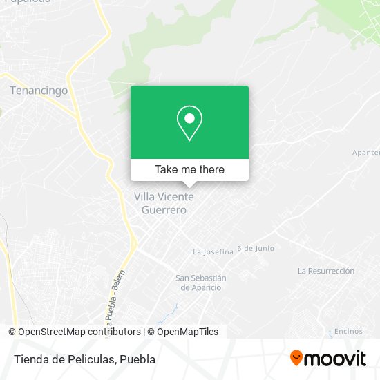 Tienda de Peliculas map