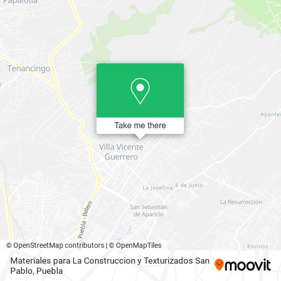 Mapa de Materiales para La Construccion y Texturizados San Pablo