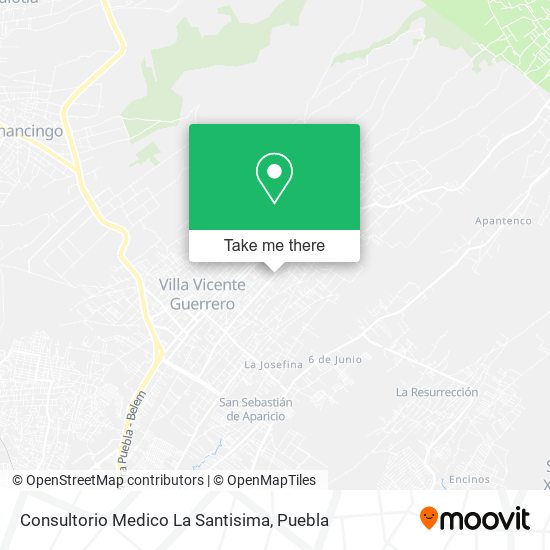 Mapa de Consultorio Medico La Santisima