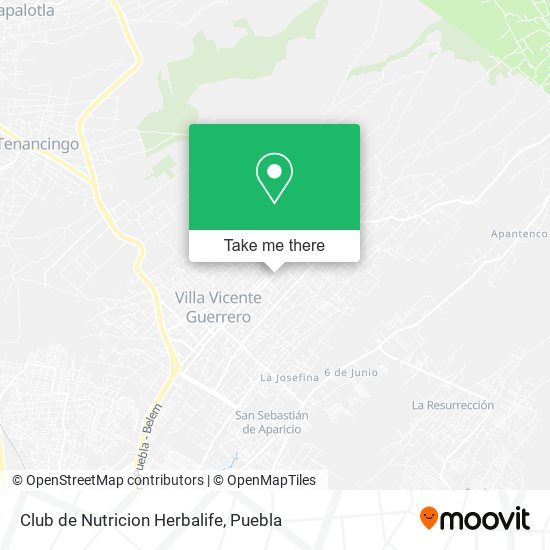 Mapa de Club de Nutricion Herbalife