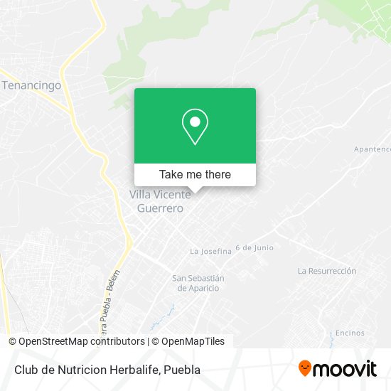 Mapa de Club de Nutricion Herbalife