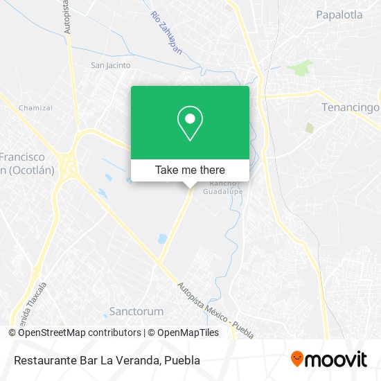 Mapa de Restaurante Bar La Veranda