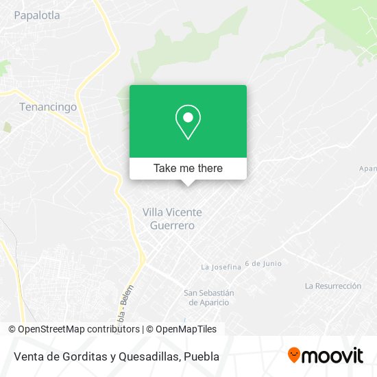 Venta de Gorditas y Quesadillas map