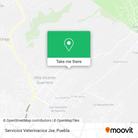 Mapa de Servicios Veterinacios Jxe