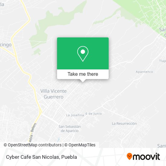 Cyber Cafe San Nicolas map