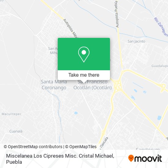 Mapa de Miscelanea Los Cipreses Misc. Cristal Michael
