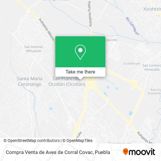 Compra Venta de Aves de Corral Covac map