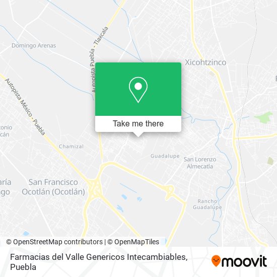 Farmacias del Valle Genericos Intecambiables map