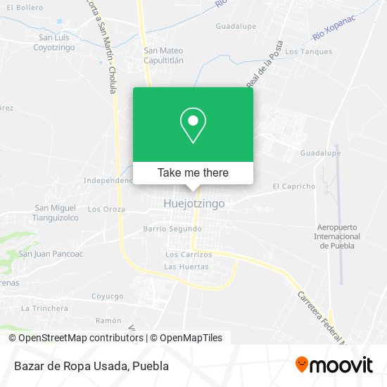 Bazar de Ropa Usada map