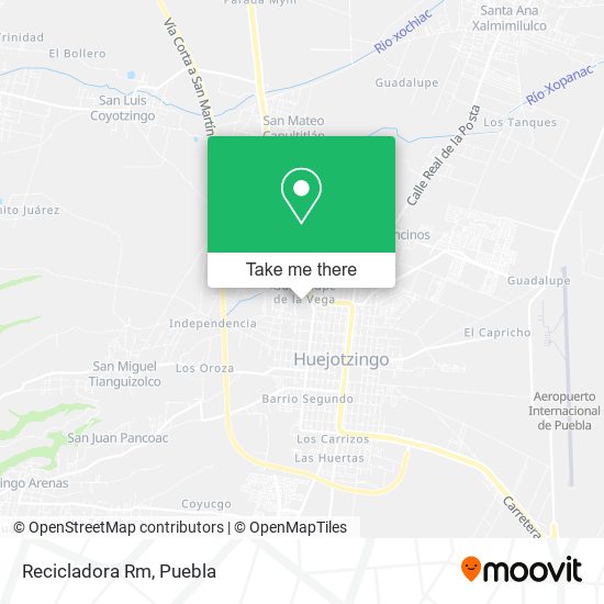 Recicladora Rm map