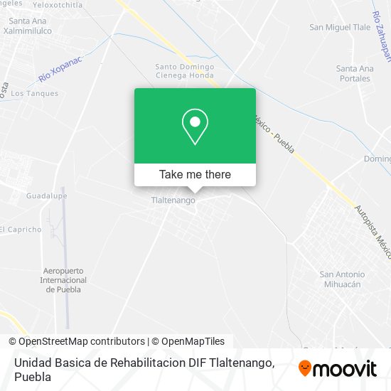 Unidad Basica de Rehabilitacion DIF Tlaltenango map
