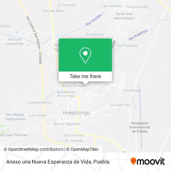 Anexo una Nueva Esperanza de Vida map