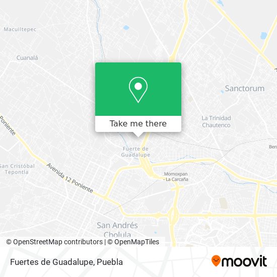 Mapa de Fuertes de Guadalupe