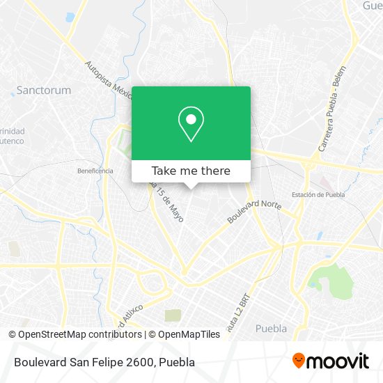 Mapa de Boulevard San Felipe 2600
