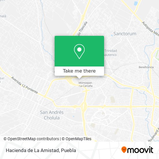 Mapa de Hacienda de La Amistad