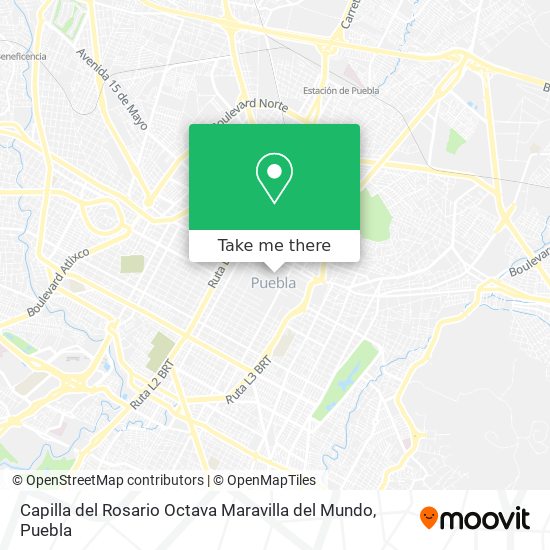 Mapa de Capilla del Rosario Octava Maravilla del Mundo