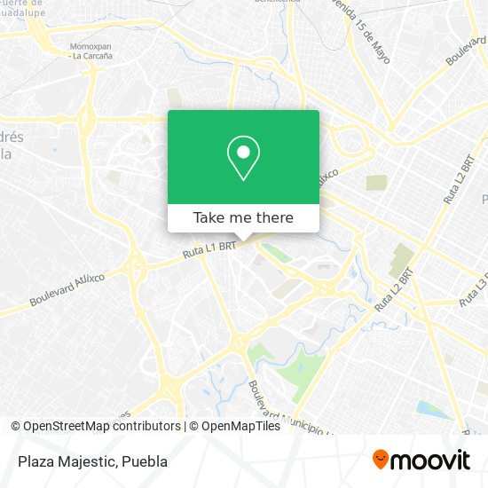 Mapa de Plaza Majestic