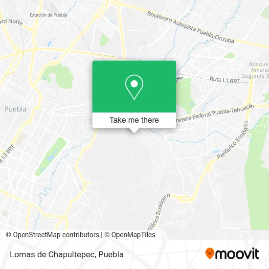 Mapa de Lomas de Chapultepec