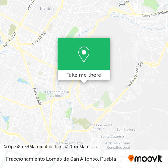 Fraccionamiento Lomas de San Alfonso map