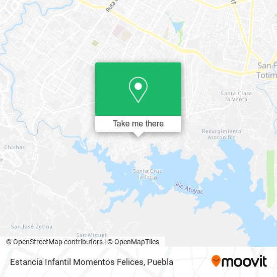 Mapa de Estancia Infantil Momentos Felices