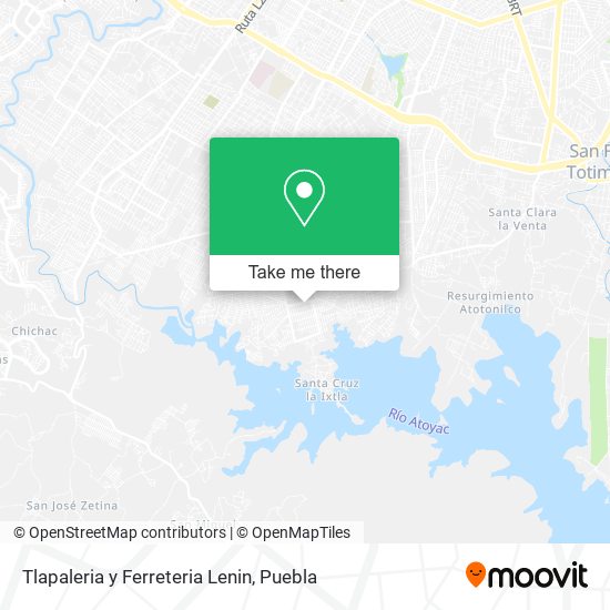 Tlapaleria y Ferreteria Lenin map