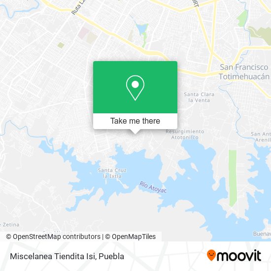 Mapa de Miscelanea Tiendita Isi