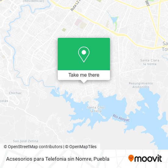 Mapa de Acsesorios para Telefonia sin Nomre