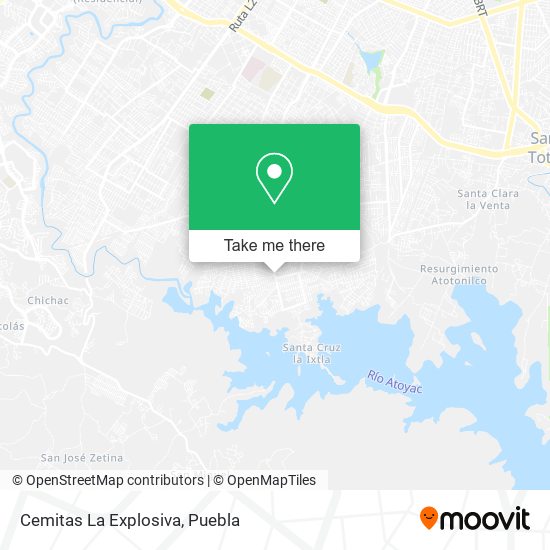 Mapa de Cemitas La Explosiva
