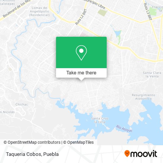Mapa de Taqueria Cobos