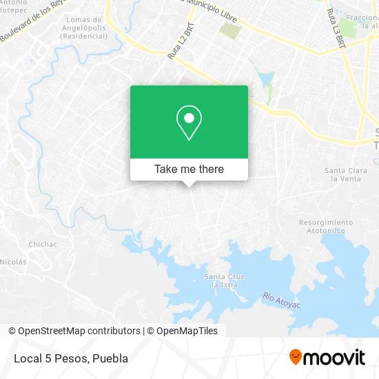 Local 5 Pesos map