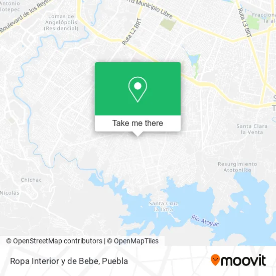 Ropa Interior y de Bebe map