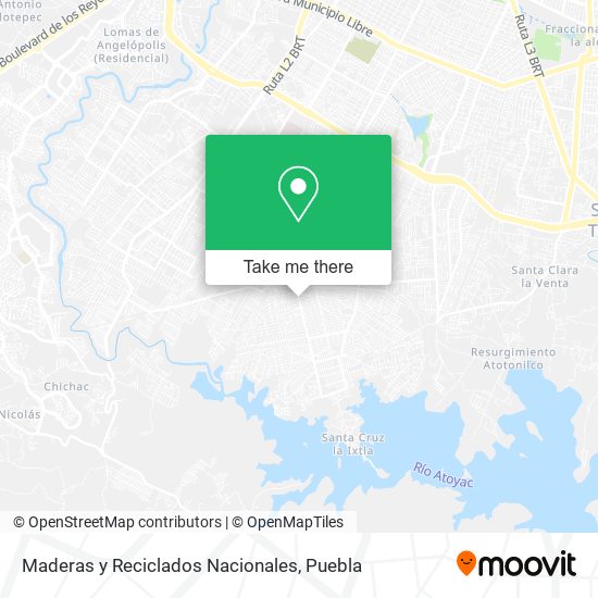 Mapa de Maderas y Reciclados Nacionales