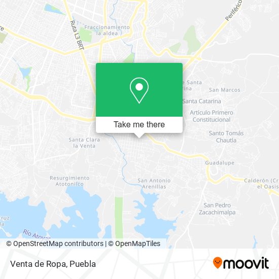 Venta de Ropa map