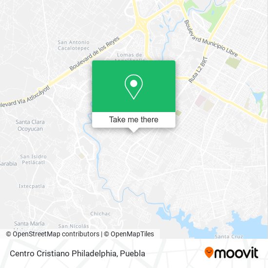 Mapa de Centro Cristiano Philadelphia