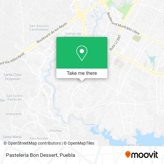 Pasteleria Bon Dessert map