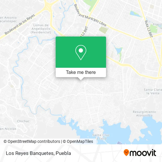 Mapa de Los Reyes Banquetes