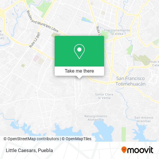 Mapa de Little Caesars