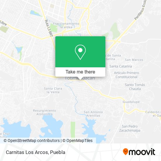 Mapa de Carnitas Los Arcos