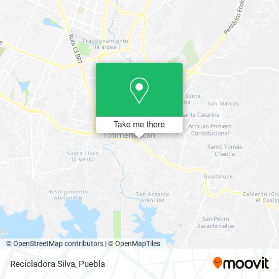 Mapa de Recicladora Silva