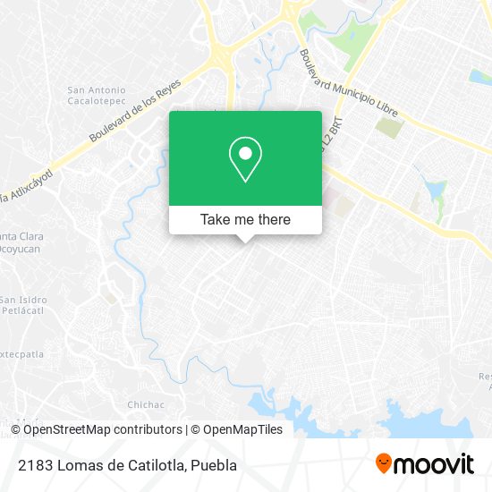 2183 Lomas de Catilotla map