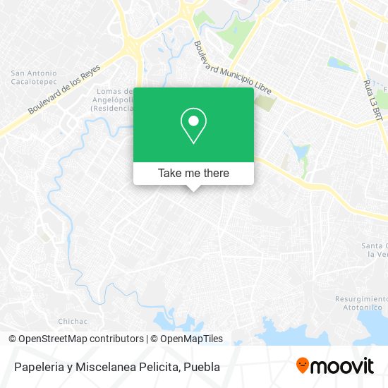Papeleria y Miscelanea Pelicita map