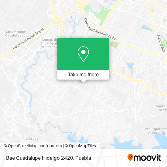 Bae Guadalupe Hidalgo 2420 map