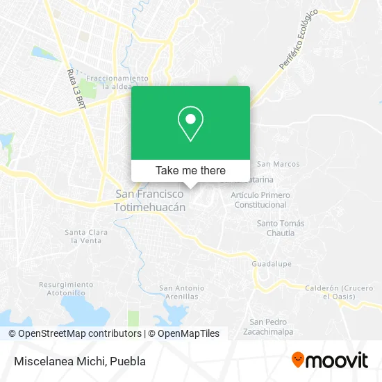 Miscelanea Michi map