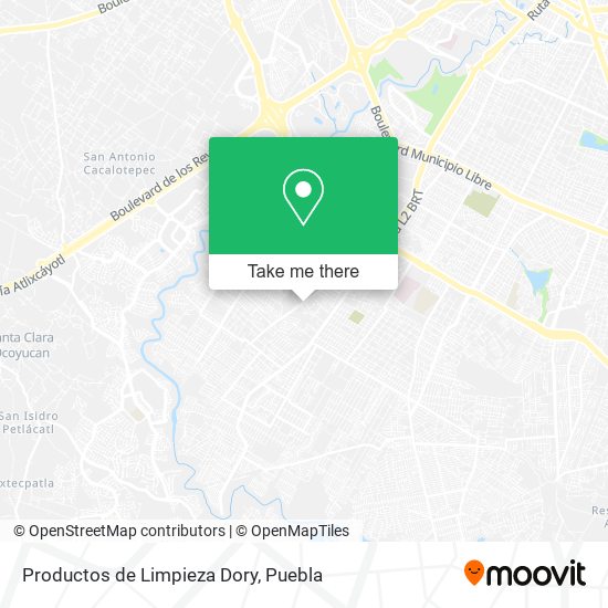 Productos de Limpieza Dory map